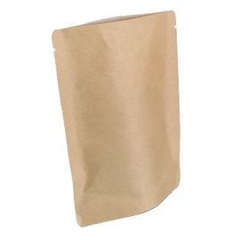 Doypack ECRU 100% Kraft 130X225+80 mm