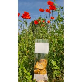 SACHET 80+50x235 BANDE BLANCHE