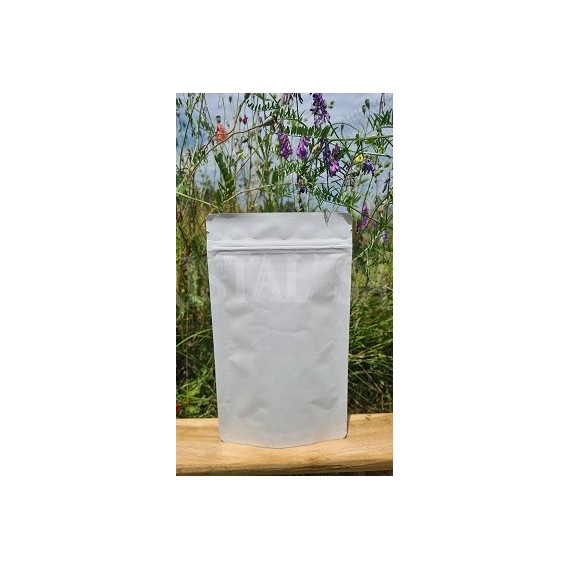 Doypack Kraft BLANC 130X225+80 mm 120µ 