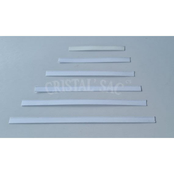 BARETTES 80mm BLANC