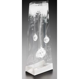 SACHET NOEL BLANC 120+70x355
